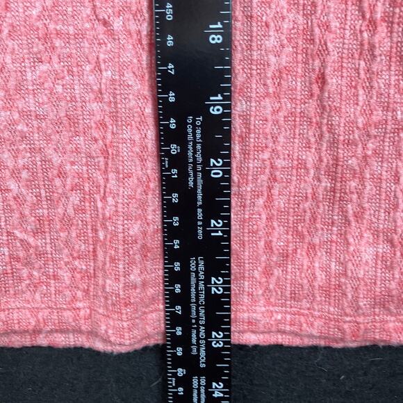 LOFT Outlet Womens Blouse Pink Sleeve U Neck Long Sleeved Stretch Medium - Picture 9 of 12